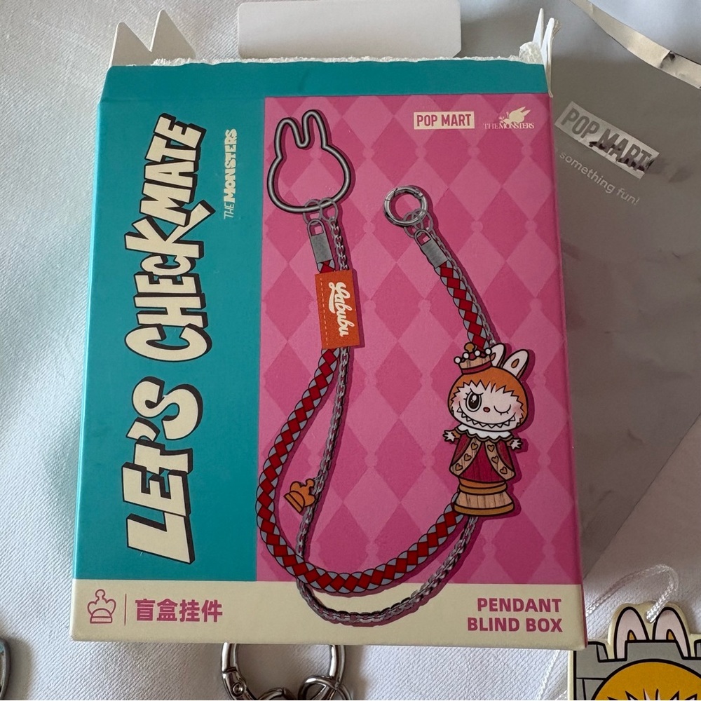 Pop Mart Labubu Lets Checkmate Chain Charm - Rook - Picture 10 of 12
